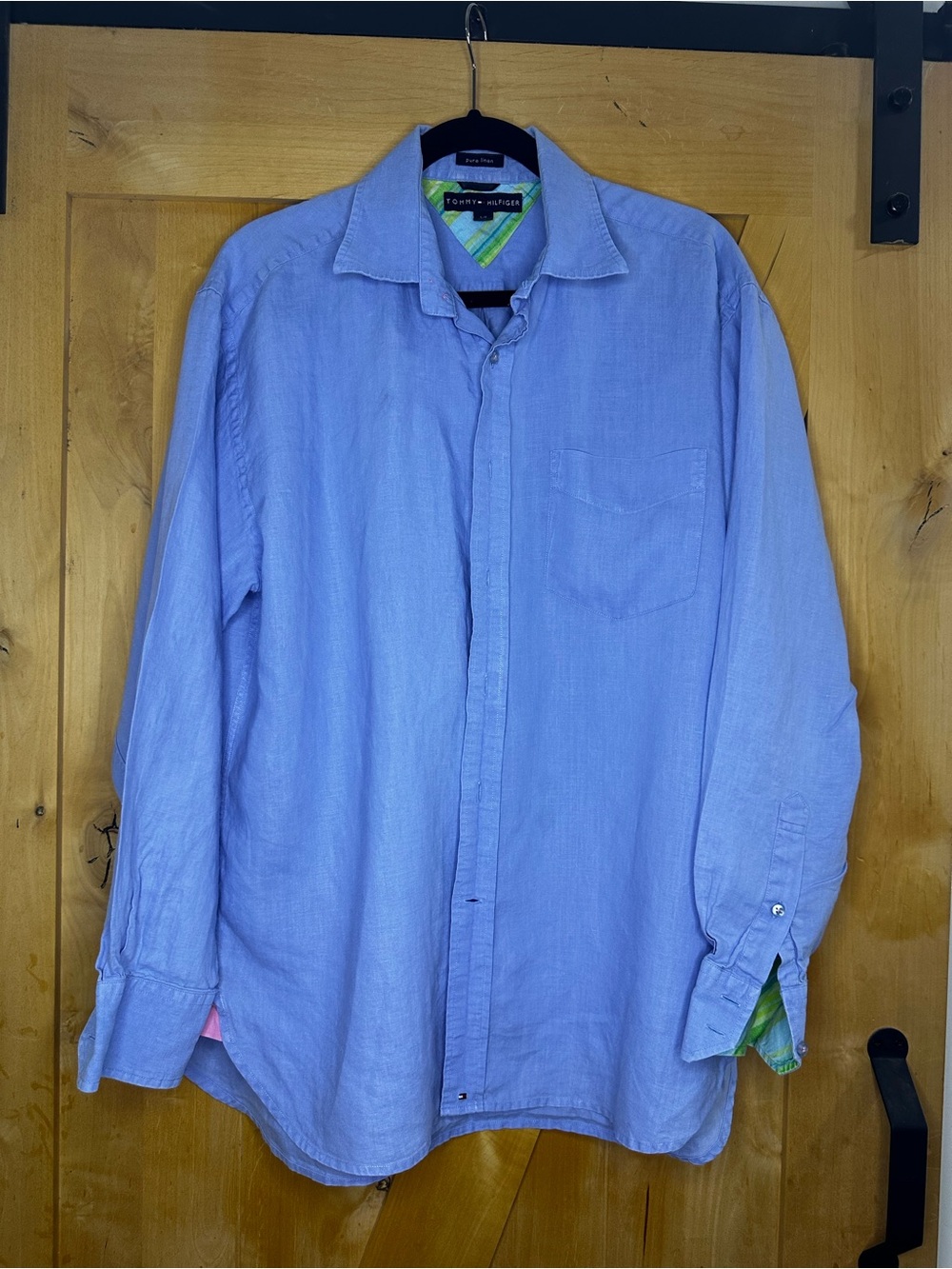 Tommy Hilfiger Light Blue Men's Long-Sleeve Dress Shirt